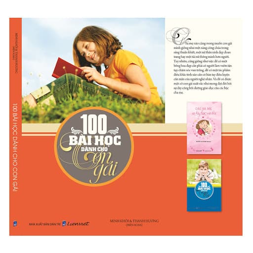 Bìa sách 100 bài học dành cho con gái và hành trang trưởng thành