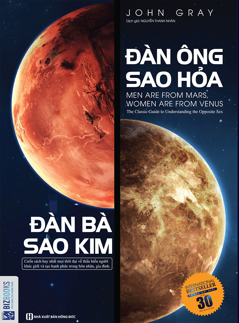 Bìa sách Đàn Ông Sao Hỏa Đàn Bà Sao Kim