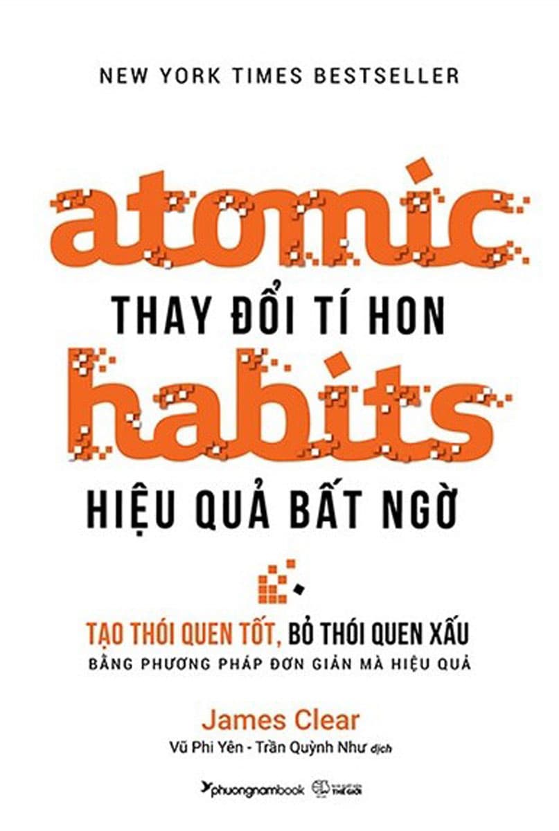 Bìa sách Atomic Habits